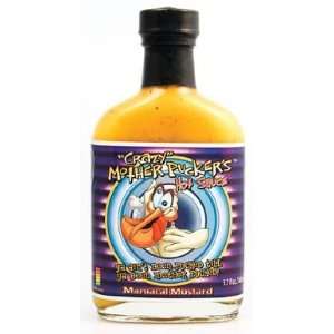 Crazy Mother Puckers Maniacal Mustard Hot Sauce  Grocery 