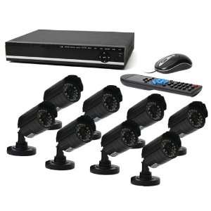  4 camera H.264 Realtime DVR Security System with 500gb 