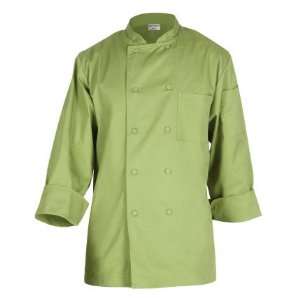 Chef Works Basic Lime Chef Coats, Large 