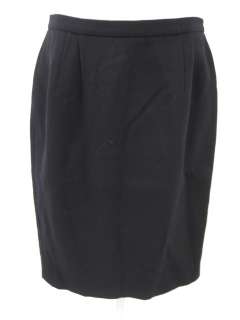 LUCA LUCA Black Wool Blazer Pencil Skirt Suit Size 42  