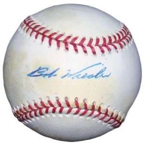  Bob Wiesler Autographed Baseball   Official AL JSA #G07632 