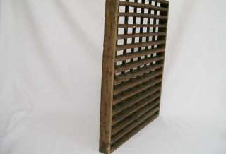 Old Wooden Floor Grate For Cold Air Return  