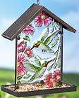 new 16 bird feeder glass metal hummingbird design with hanging