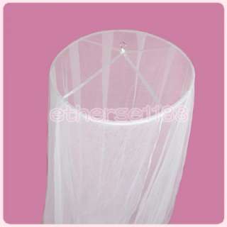 Baby Girl / boy Bed Crib Mosquito Canopy Netting White  