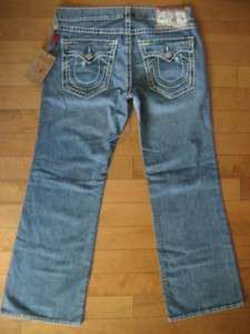 True Religion Jeans Mens BILLY SUPER T Sz 38 DESTROYED BOOT CUT New $ 