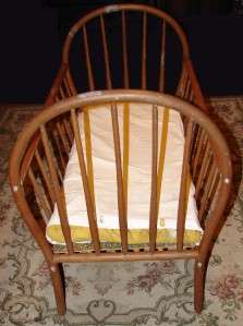 RARE* Antique Wooden Baby Bed Crib  