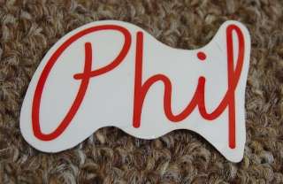 Phil Wood Phil logo sticker decal   track fixed gear singlespeed 