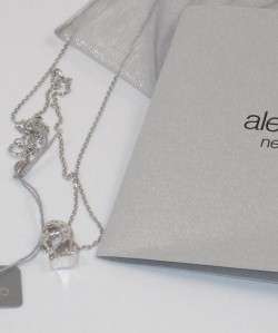 NWT Alex Woo Little Number 2 Diamond Pendant Necklace  