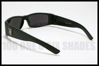BIKER Sunglasses for Men Motorcycle Rider Style Dark MATTE BLACK 