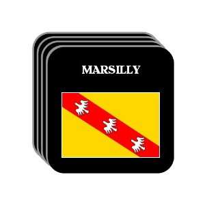  Lorraine   MARSILLY Set of 4 Mini Mousepad Coasters 