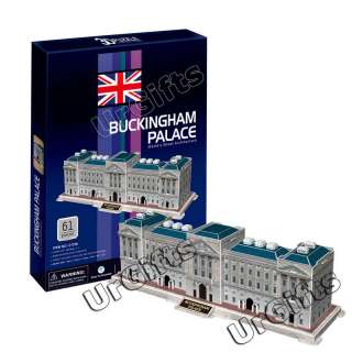Paper 3D Puzzle Model London Westminster Buckingham Palace  