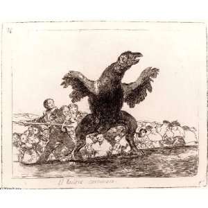   Francisco de Goya   24 x 20 inches   El buitre carn