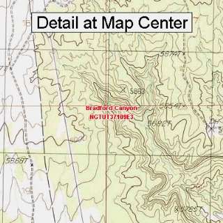   Map   Bradford Canyon, Utah (Folded/Waterproof)