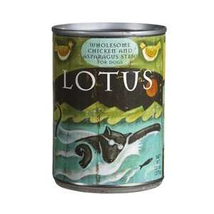 Lotus Wholesome Chicken and Asparagus Stew Canned Dog Food 13oz (12 in 