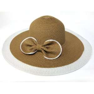  Wholesale Price of 2 pcs New Party Cloche Bow Straw Hat 