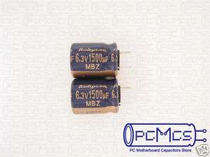 Rubycon MBZ 6.3V 1500UF 10x12.5 Motherboard Capacitor  