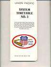 UNION PACIFIC ETT TIMETABLE SYSTEM 4 OCTOBER 26, 1986 items in 