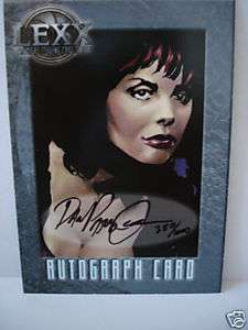 Lexx TV show insert card signed and numbered  