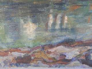   Mueller (1889 1949) Original Frio River Texas Oil Painting 1937  