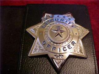 Security Officer Star & Black Basket Case US Made New  