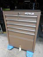 Waterloo WI 500B Brown Wrinkle 5 Drawer Roller Tool Cabinet Box MSRP $ 