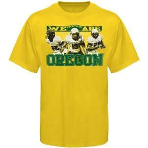   Oregon Ducks Multi Player T shirt   Yellow