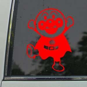  Anpanman Red Decal Manga Anime Car Truck Window Red 