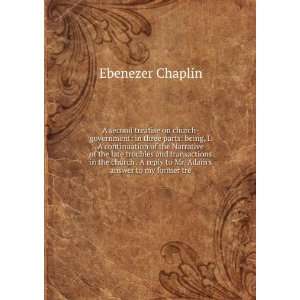   answer to my former tre (9785878899093) Ebenezer Chaplin Books