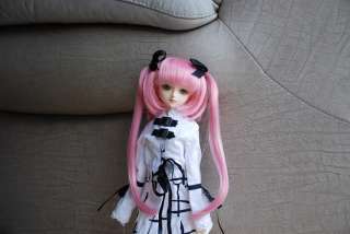 Pink wig for 1/4 doll (OTS 4001)  
