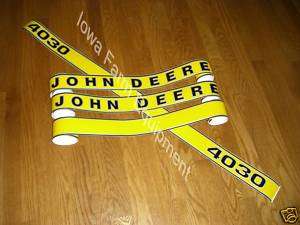 John Deere 4030 Hood Decal,Hood Decals,Hood Labels  