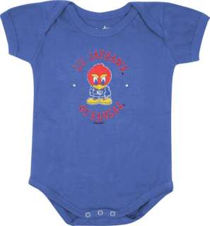 Kansas Jayhawks Newborn / Infant Royal Lil Mascot Creeper  