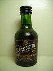 Miniature BLACK BOTTLE whisky glass Bottle collectibles