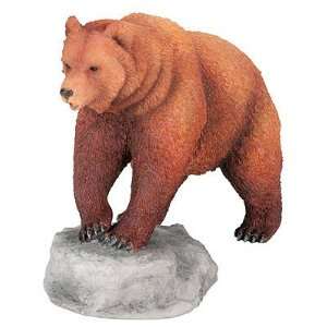  Grizzly Bear Walking Collectible Figure H 5.5