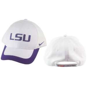 Nike 2004 LSU Tigers White Coaches Sideline Hat  Sports 