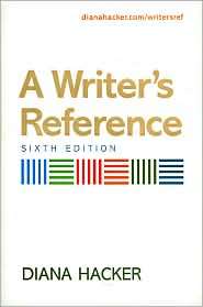 Writers Reference, (0312450257), Diana Hacker, Textbooks   Barnes 
