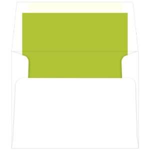  A2 Lined Envelopes   White Kiwi Lined (50 Pack) Arts 