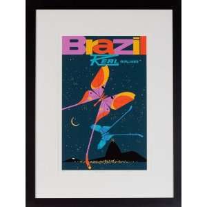  Charley Harper Limited Edition Giclee Print   Brazil 