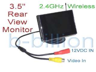 Car Reverse Wireless Color TFT LCD Monitor Rear View Night Vision 