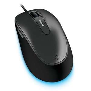   Comfort Ergonomic USB Mouse 4500 w/ Blue Track All Surface Technology