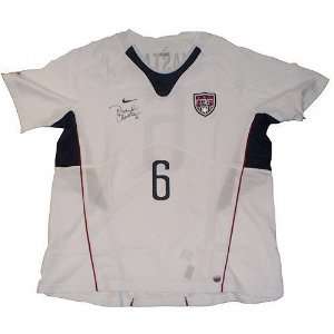  Brandi Chastain Autographed Team USA White Nike Soccer 