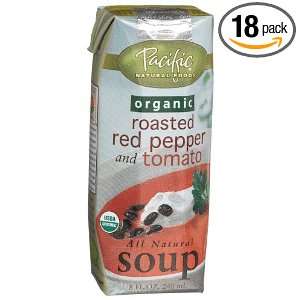 Pacific Natural Foods Organic Roasted Red Pepper & Tomato Soup, 8 
