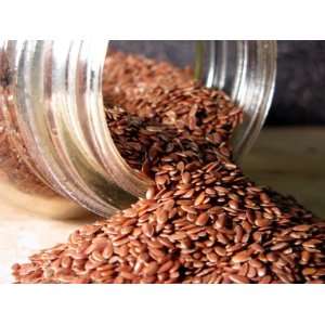 Brown Flax, Organically Grown Non GMO 25 Grocery & Gourmet Food