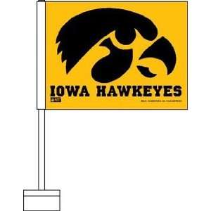  2 Iowa Hawkeyes Car Flag Patio, Lawn & Garden