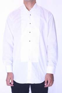 XL 32/33 NEW Neil Allyn Wingtip Collar White Tuxedo Formal Button Down 