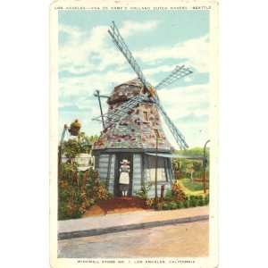  1920s Vintage Postcard Van De Kamps Holland Dutch Bakers 