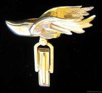  Gold Cufflinks Winged Shoes of Hermes or Mercury   Greek God  