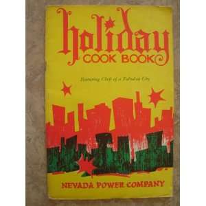   Power Company Holiday Cook Book   1966 Nevada Power Company Books
