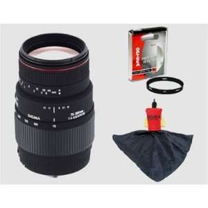  Sigma APO 70 300mm F/4 5.6 DG Macro Lens + UV Filter 