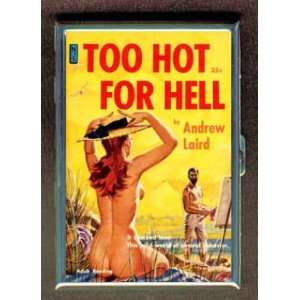  TOO HOT FOR HELL PULP RETRO ID CIGARETTE CASE WALLET 