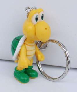 12X Nintendo Super Mario Bros Collectable Keychain Key Chain Ring 